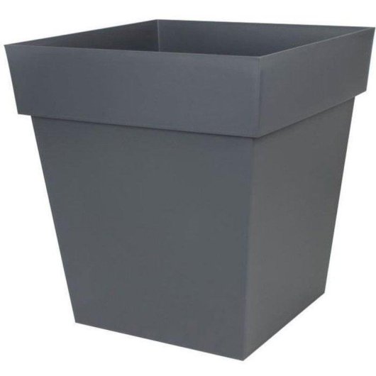Vaso EDA Toscane 50 cm Grigio Antracite 87 L Opaco Anti-UV