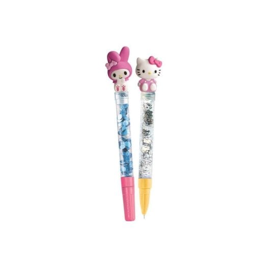 Clementoni Idea! Create Your Pens Set Diy De 2 Bolígrafos Hello Kitty Y My Melody, Con Tintas De Colores Y Accesorios Decorativos