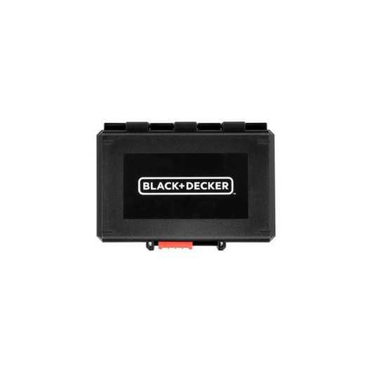 Black+decker A7202-xj Set 38 Puntas Y 5 Vasos Para Atornillado, Adaptador Magnético Y Maletín Organizador De Plástico, Acero