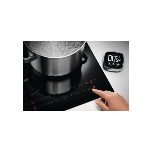 Electrolux Liv6343 Vitro 60 Cm Inducción 4 Zonas Con Bridge, Boosters Y Hob2hood, Mandos Frontales Táctiles, 4 Temporizadores, Bloqueo Y Detección De Recipientes