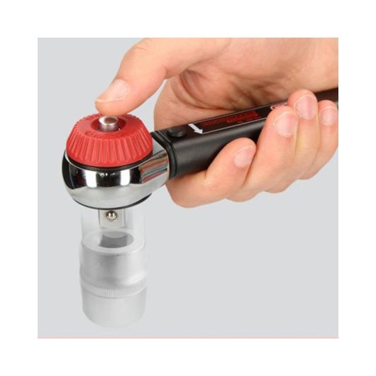 Ks Tools Ergotorqueprecision 516.1422 Llave Dinamométrica 3/8 10-50 Nm Con ±3%, Doble Escala Nm/lbf.ft, Vernier, Ventana Con Lupa Y Disparo Audible