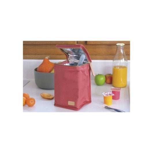 Bolsa Térmica Béaba Terracota 2,8 L Dobrável Impermeável 22 cm