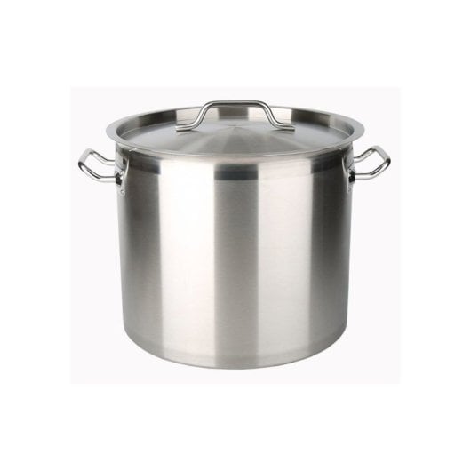 Baumalu Cazo Grande De Acero Inoxidable Con Tapa Ø40 Cm, 40 L