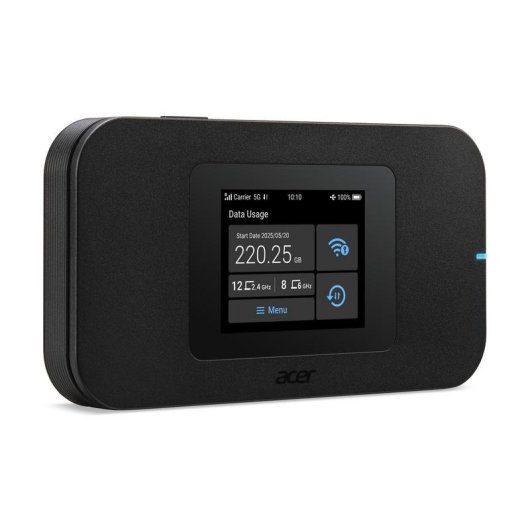 Router Acer Connect M4D 5G WiFi 6 1,7 Gbit/s Double Bande Portable Noir