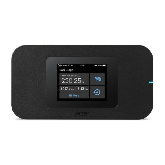 Router Acer Connect M4D 5G WiFi 6 1,7 Gbit/s Double Bande Portable Noir