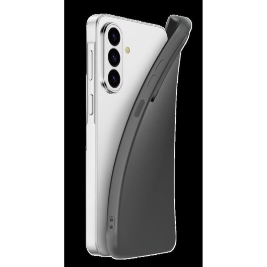 Funda para móvil Cellularline Chroma TPU Nera con microfibra per Galaxy A27