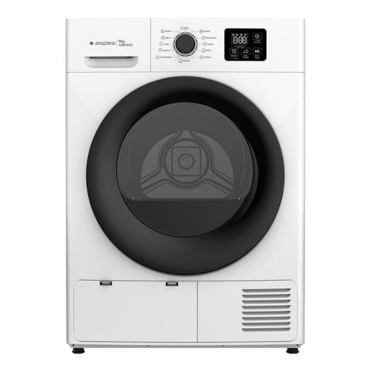 Secadora de bomba de calor Aspes ASB900ED 9 kg Clase energética E con 12 programas