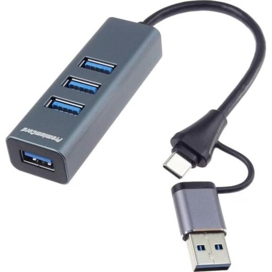Hub PremiumCord 4 Ports 5 Gbit/s Modell ku31hub13 USB-C USB-A