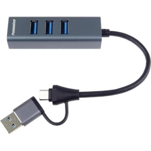 Hub PremiumCord 4 Ports 5 Gbit/s Modell ku31hub13 USB-C USB-A