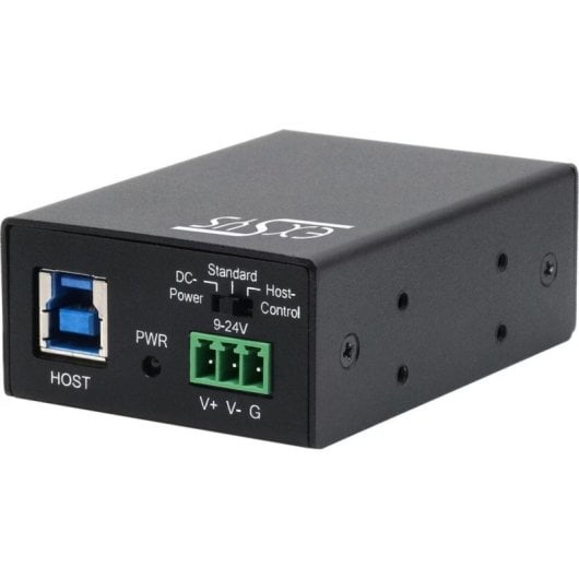 Hub Exsys 4 ports 5 Gbit/s modèle EX-11240HMS montage industriel robuste