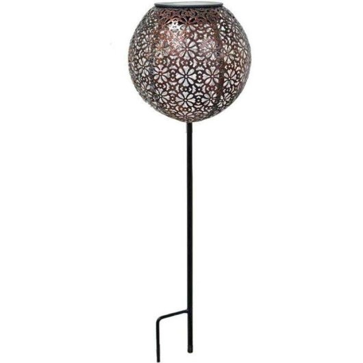 Galix Solarleuchte Garten Metall Retro LED Weiß 10 Lumen IP44