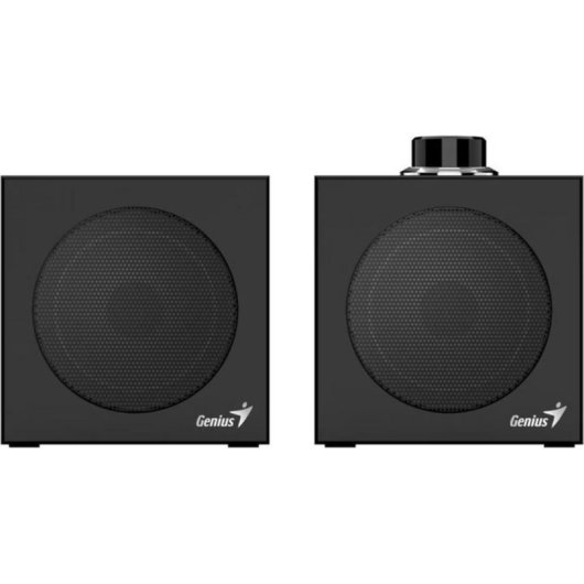 Altoparlanti Genius PC USB 4W RMS neri con connettività USB-A e USB-C