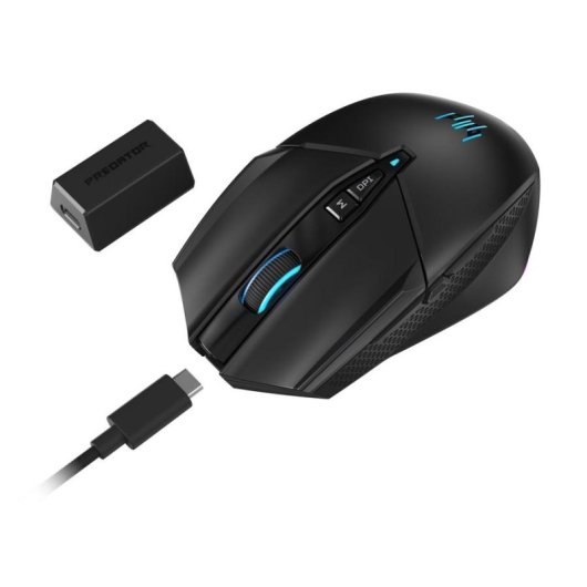Ratón Acer Predator Cestus 535 Wireless Bluetooth 30000 DPI Schwarz RGB