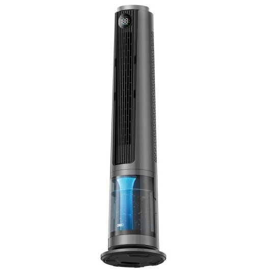 Ventilador Torre Dreo 765S 12 Velocidades Nebulizador Ultrasónico 6L WiFi Silencioso con Mando