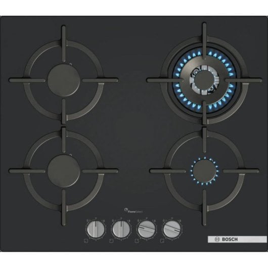 Placa de gas Bosch Serie 6 PPH6A6I10 4 zonas 60 cm Negro