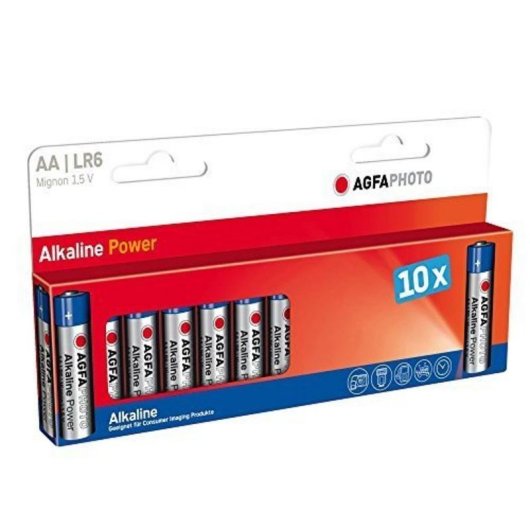 AA Alkaline Batterie AgfaPhoto 10 Stück 1,5 V