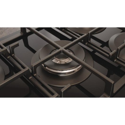 Plaque à gaz Hotpoint HAGS 72F/BK 1 Noir 5 zones