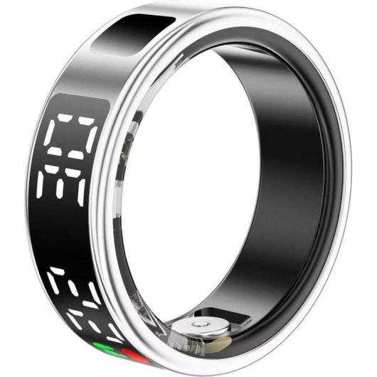 Anillo inteligente Avizar Saturn Talla 10 Bluetooth IP68 Batería 5 días Plata