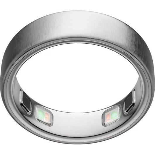 Anneau intelligent Oura Ring 5 Taille 13 Bluetooth GPS IPX8 Rechargeable Titane Argent