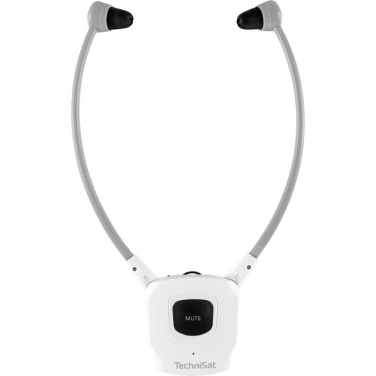 Auricolari Technisat StereoMan ISI 3 Bluetooth Wireless e Cablati Bianchi con Microfono