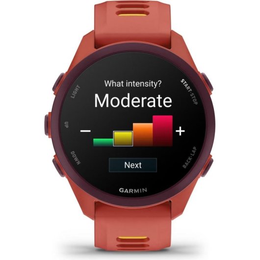 Garmin Forerunner 170 Music GPS 1,2" AMOLED Orange Sportarmband M IPX7 Wasserdicht Pulsuhr