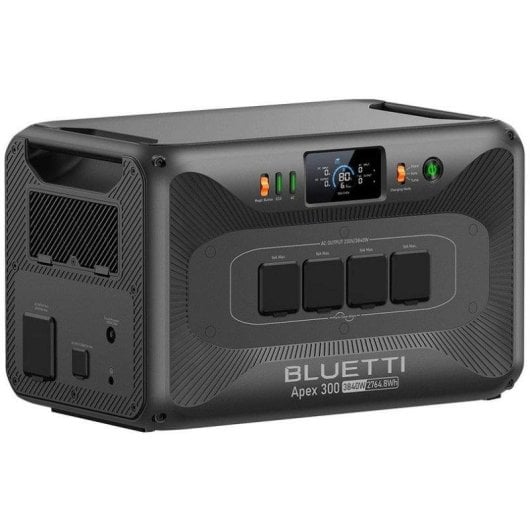 Estação de energia BLUETTI Apex 300 2764Wh 4 portas AC Bateria LiFePO4 Carregamento rápido
