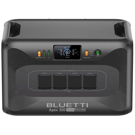Estação de energia BLUETTI Apex 300 2764Wh 4 portas AC Bateria LiFePO4 Carregamento rápido