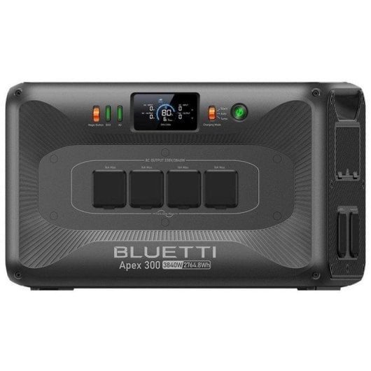 Estação de energia BLUETTI Apex 300 2764Wh 4 portas AC Bateria LiFePO4 Carregamento rápido