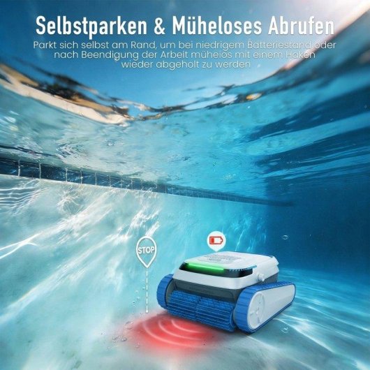 Poolreinigungsroboter Airrobo Qd40 Kabellos 3 Modi 120 Min