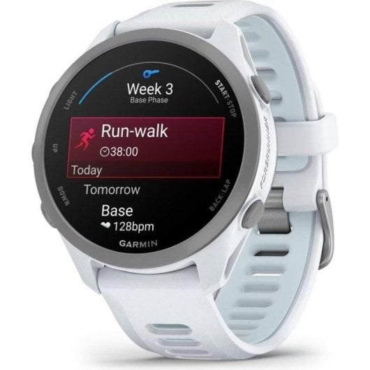 Garmin Forerunner 170 Music Bluetooth GPS 42mm Weiß Einheitsgröße 5 ATM SpO2