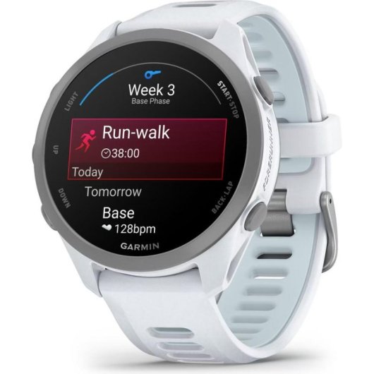 Garmin Forerunner 170 Music Bluetooth GPS 42mm Weiß Einheitsgröße Wasserdicht 5 ATM SpO2
