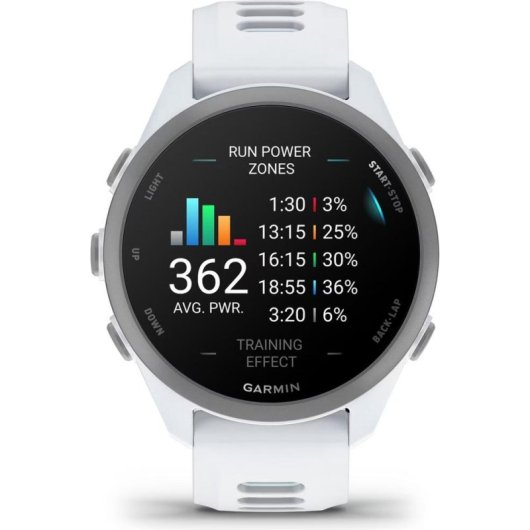 Garmin Forerunner 170 Music Bluetooth GPS 42mm Weiß Einheitsgröße Wasserdicht 5 ATM SpO2
