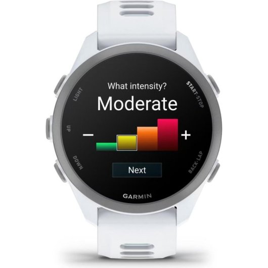 Garmin Forerunner 170 Music Bluetooth GPS 42mm Weiß Einheitsgröße Wasserdicht 5 ATM SpO2