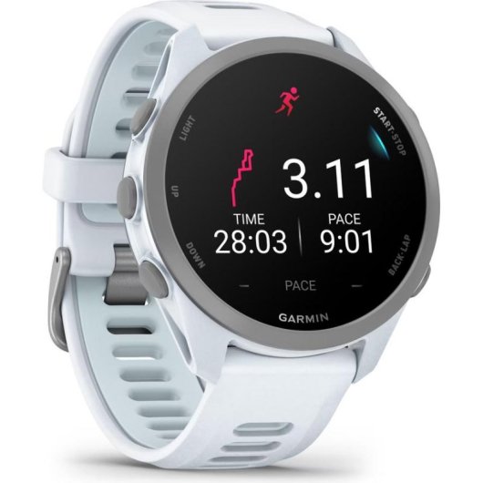 Garmin Forerunner 170 Music Bluetooth GPS 42mm Weiß Einheitsgröße Wasserdicht 5 ATM SpO2