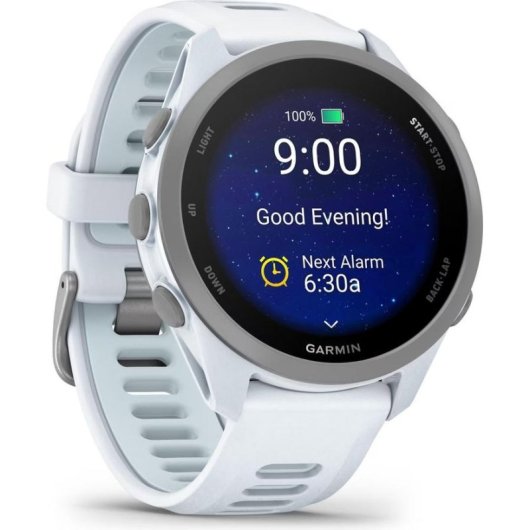 Garmin Forerunner 170 Music Bluetooth GPS 42mm Weiß Einheitsgröße Wasserdicht 5 ATM SpO2