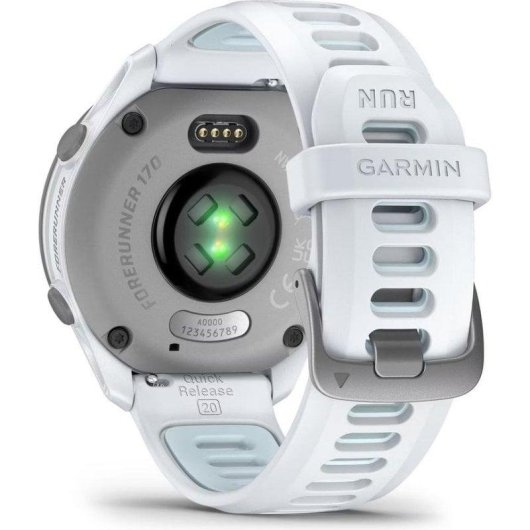 Garmin Forerunner 170 Music Bluetooth GPS 42mm Weiß Einheitsgröße 5 ATM SpO2
