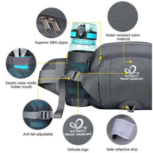 Mochila 3 en 1 Waterfly Utility Max 2.0 Resistente al Agua 5 L Unisex