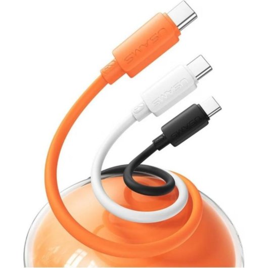 Cavo Usams U98 USB-C a USB-C 3A 18W 1m arancione