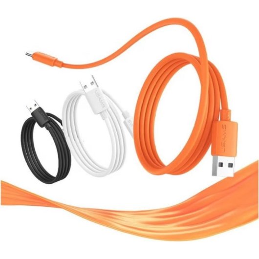 Cavo Usams U98 USB-C a USB-C 3A 18W 1m arancione
