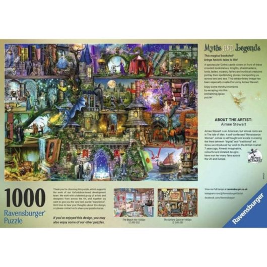 Puzzle Ravensburger 12000089 1000 pezzi Fantasia
