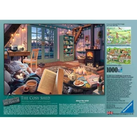 Puzzle Ravensburger My Refuge Cobertizo Acogedor 1000 Pièces