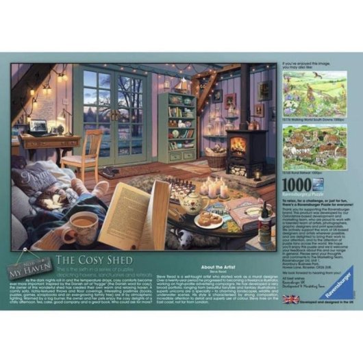 Puzzle Ravensburger My Refuge Cobertizo Acogedor 1000 Pièces