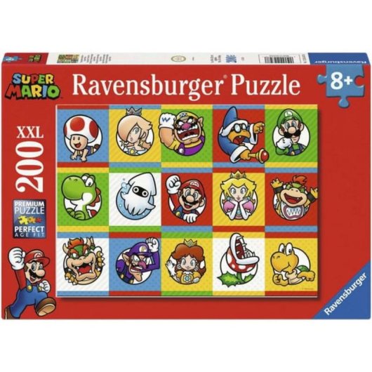 Puzzle Ravensburger Nintendo Super Mario Colección personajes 200 piezas