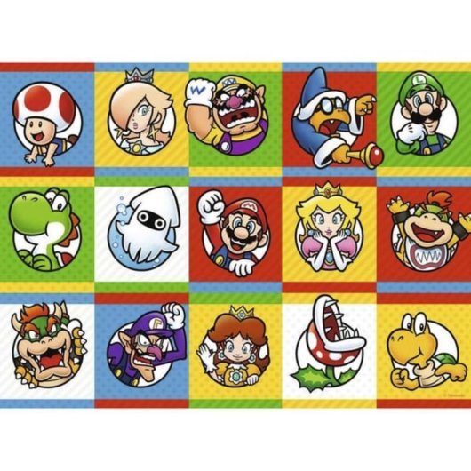 Puzzle Ravensburger Nintendo Super Mario Colección personajes 200 piezas