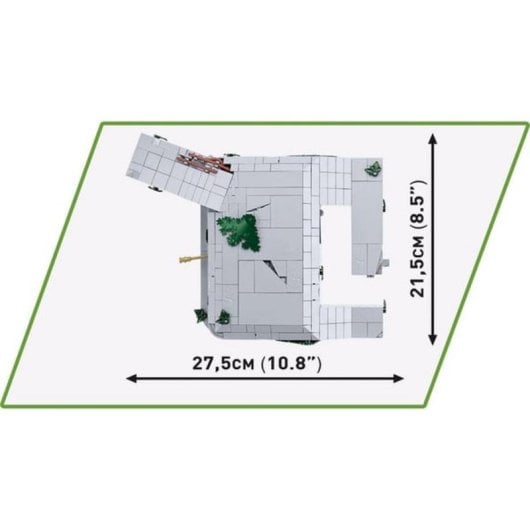 COBI Deutscher Bunker Regelbau 667 COBI-3136 642 Teile
