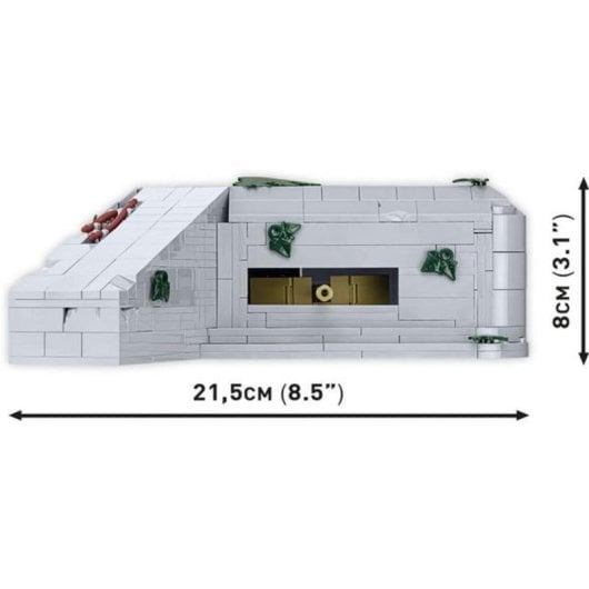 COBI Deutscher Bunker Regelbau 667 COBI-3136 642 Teile
