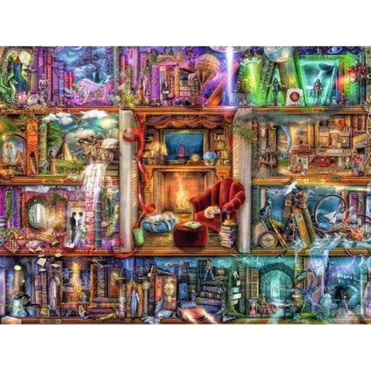 Puzzle Ravensburger 1500 pièces La Grande Bibliothèque