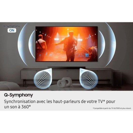 Barre de Son Samsung HW-B66CF 3.1 370W Bluetooth Subwoofer Q-Symphony Dolby Digital