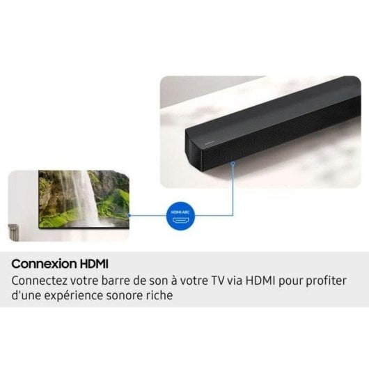 Barre de Son Samsung HW-B66CF 3.1 370W Bluetooth Subwoofer Q-Symphony Dolby Digital