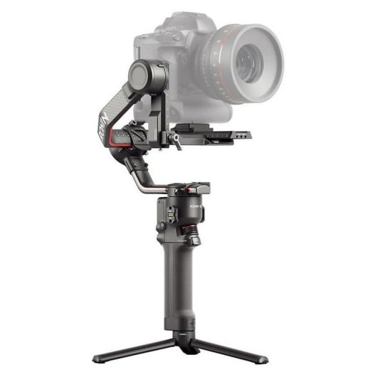 Stabilisateur Manu 3-Axes DJI RS 2 Noir Charge 4,5 kg Fibre Carbone